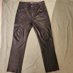 Ralph Lauren Black Leather Pants